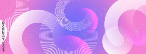 Gradient of pink and purple with circular elements. Ideal for backgrounds, social media posts, prints, and digital designs. Vibrant and eyecatching.