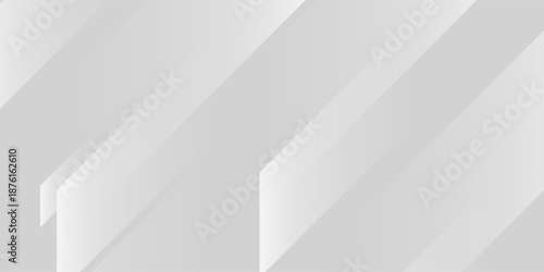 3D white geometric abstract background overlap layer on bright space. Suit for banner, web, brochure, pamflet and presentation