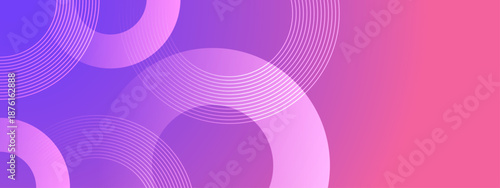 Modern abstract purple pink gradient with circular line patterns suitable for backgrounds, web design, print materials, and digital art creations.