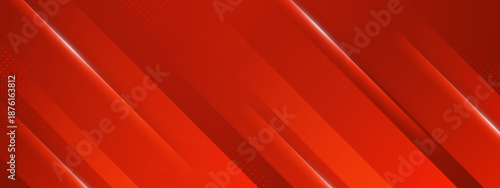 Dynamic abstract design perfect for website banners, social media posts, and digital presentations. Engaging red lines and dots pattern.