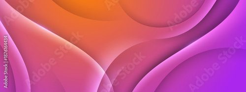Abstract background with pink orange and purple curves. Suitable for vibrant graphic designs, social media posts, and website backgrounds.