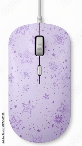 computer mouse on the white table.