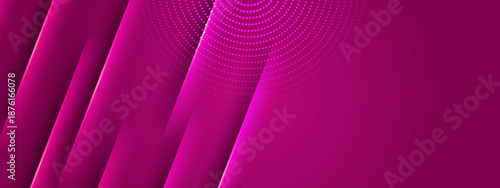 Magenta backdrop with shiny panels and dotted pattern elements perfect for modern design projects, backgrounds, or web graphics. Versatile and eyecatching.