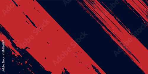 Black and red abstract grunge background with halftone style modern arts grunge sport. eps 10
