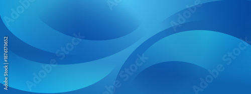 Abstract blue background with curved overlapping shapes ideal for technology, science, or business presentations and designs with a modern feel.
