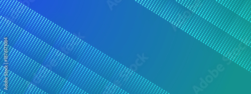 Blue and teal background with aligned dot pattern lines, perfect for modern designs or technologyrelated projects needing a sleek aesthetic.