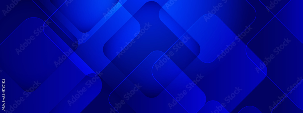 Εκτύπωση καμβά Blue geometric abstract background perfect for digital designs, presentations, website backgrounds, print materials, and social media graphics