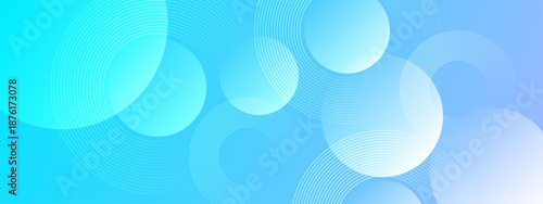 Blue and cyan soft circular gradients creating a fresh and calming abstract background