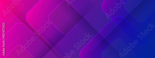 Abstract background with gradient square elements in purple and blue. Perfect for modern design projects, web banners, or digital presentations.
