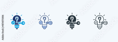 Problem Solving  Multiple Style Icon Collection