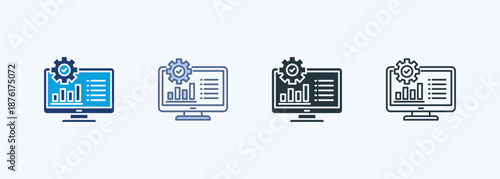 Analytic Processing  Multiple Style Icon Collection