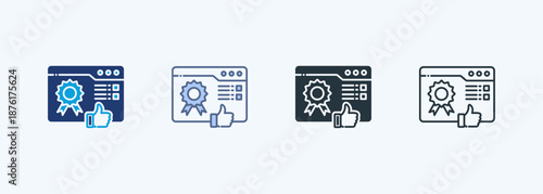 Page Quality  Multiple Style Icon Collection