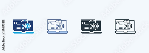 Web Programming  Multiple Style Icon Collection