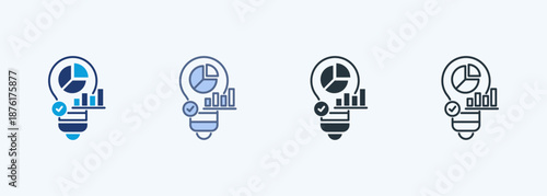 Business Intelligence  Multiple Style Icon Collection