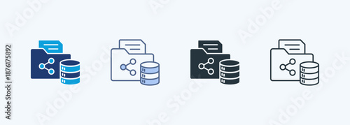 Data Sharing  Multiple Style Icon Collection