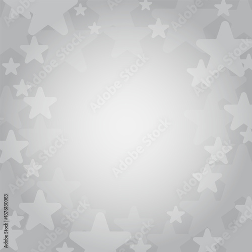 モノクロの星と光が広がる背景画像