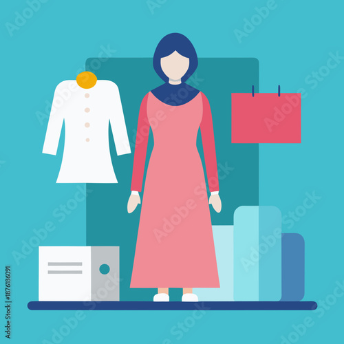 Modest Fashion Online Store Concept