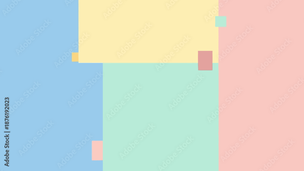 Fototapeta premium Abstract Geometric Background with Pastel Colors
