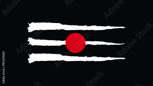 Sacred Tripundra Tilak Graphic Associated with Lord Shiva
