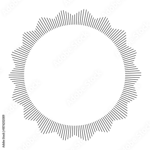 サンバースト、フレーム、太陽光線、円形フレーム