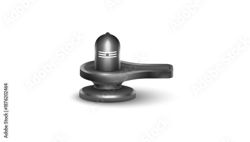 Sacred Shivling Illustration Symbolizing Lord Shiva and Spiritual Energy
