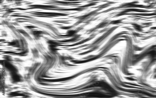 Abstract Black & White Flowing Silk Texture Background