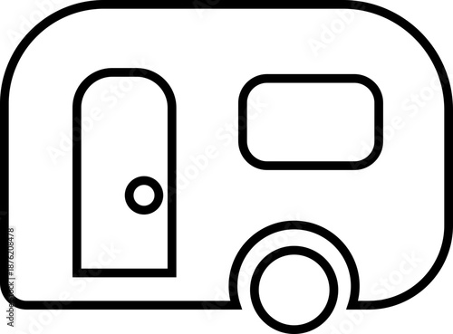 Cabin shelter house icon, showing a small wooden cabin for shelter and outdoor living. Ideal for travel, minimalist camping, rural housing, maps urban camper compact vector refuge, apps, web design