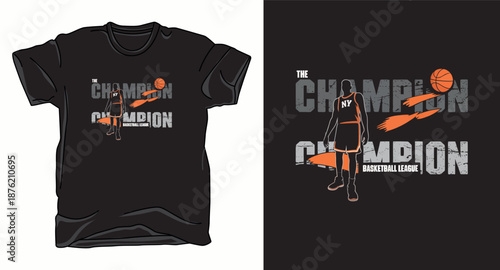 basketball graphic vector art t-shirt design print template