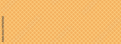 Seamless background pattern texture wafer waffle. Ice cream cone vector texture.Eps10