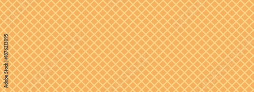 Seamless background pattern texture wafer waffle. Ice cream cone vector texture.Eps10