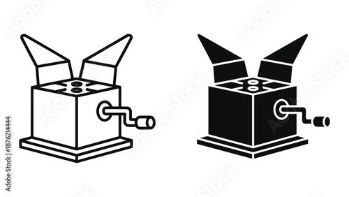 Coffee Grinder Vector Illustration