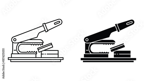 Stapler Icon Vector Illustration for Office Use