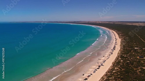 Aerial View of Long Beach, Robe, South Australia