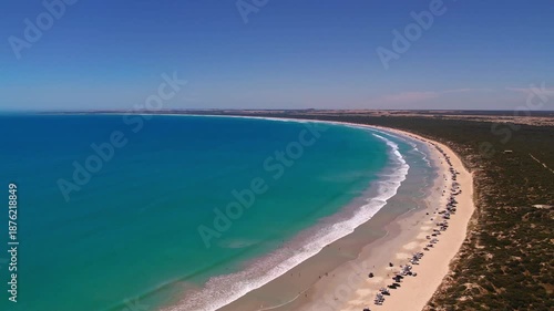Aerial View of Long Beach, Robe, South Australia