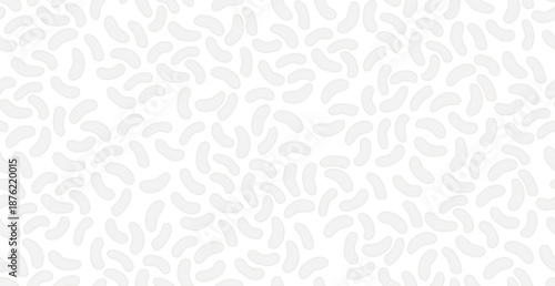 Lactobacillus bacteria, texture and seamless border pattern, abstract flat vector illustration for background decoration for medical marketing, digital pharma, future health