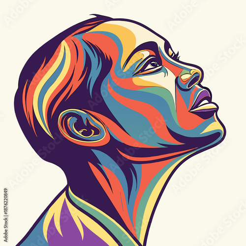 Wallpaper Mural face art Torontodigital.ca