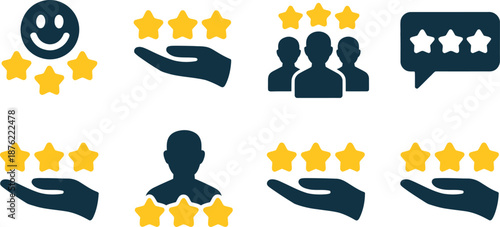 Customer Review Ratings Icons
