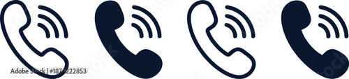 Telephone Signal Icons