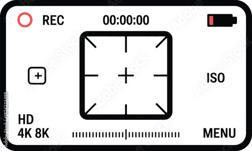 Camera Recorder Interface Display Screen