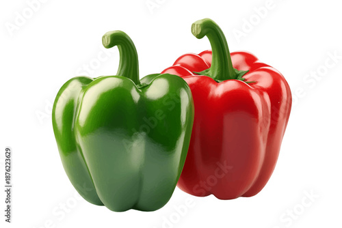 red and green peppers