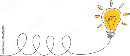 Creative Idea Light Bulb Concept