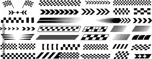 Racing Stripe and Arrow Graphics