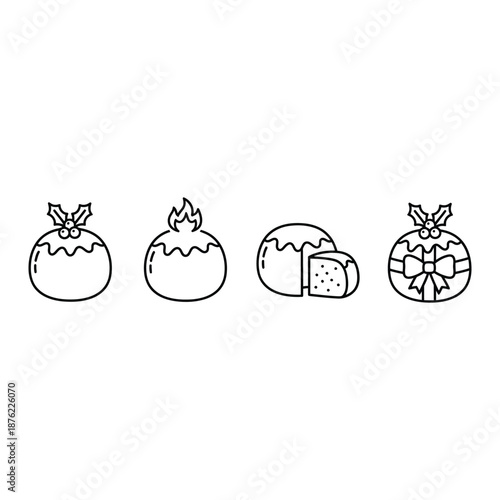 Dessert and Pudding Icons