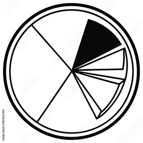 vector illustration of a slice of pizza