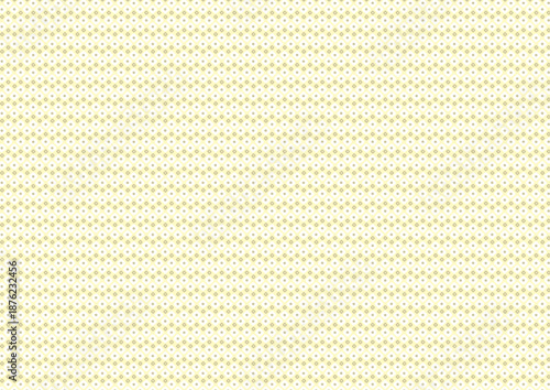 【日本の伝統模様】鹿子のシームレスパターン（黄系）