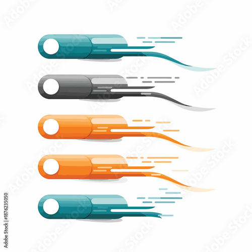 Colorful Sale and Discount Ribbon Banners Set