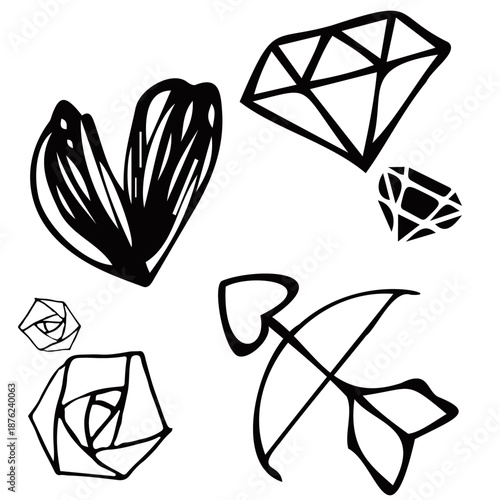 愛する気持ちを伝えるアイコン
