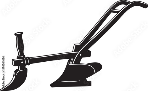 Vintage Plow Tool for Farming and Agriculture Use