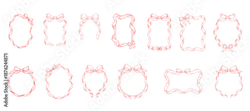 Vintage Valentine Coquette Elements with Cute Lace Pack