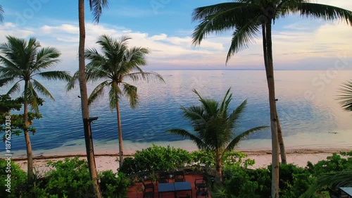 Wallpaper Mural Cinematic footage taken with a drone from a little town in the Philippines  Torontodigital.ca